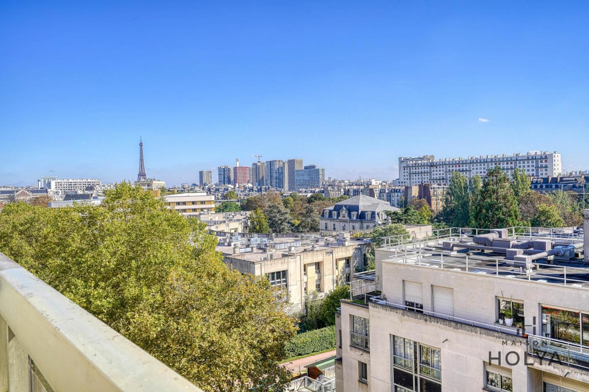 Le Panoramique- Vue Tour Eiffel - 313b * Paris